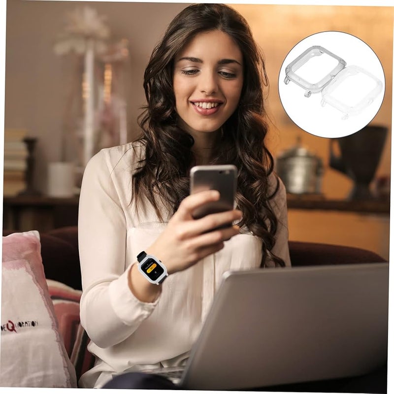 Tehaux 2 Pack TPU Shockproof Watch Protector Case with Precise Cutouts - Image 5